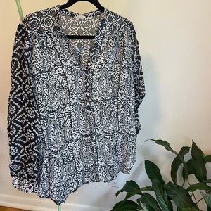 Light weight button down shirt for layering.